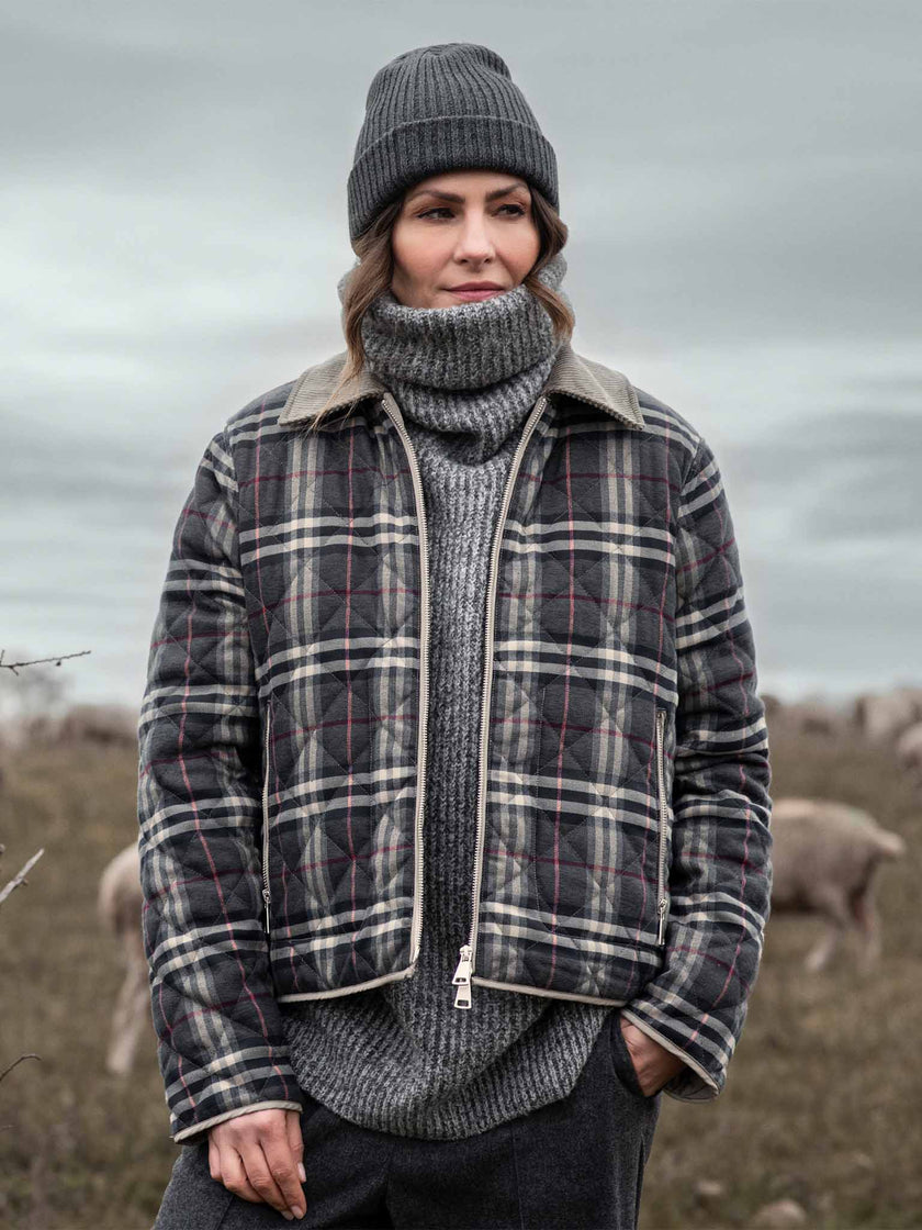 Steppjacke zum Wenden