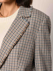 Blazer im Pepita Muster