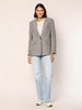 Blazer im Pepita Muster
