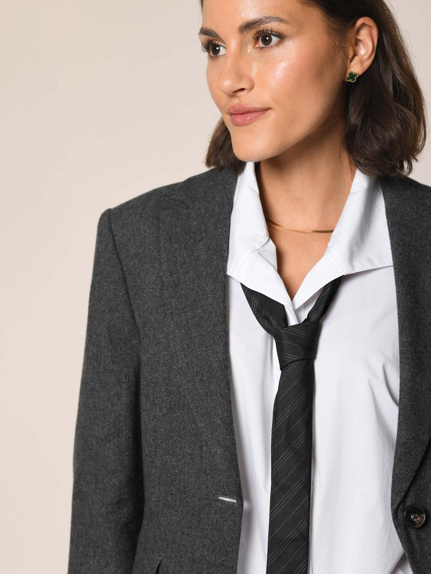 Flanell-Tweed Blazer