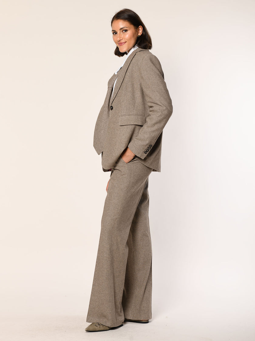 Flanell-Tweed Blazer