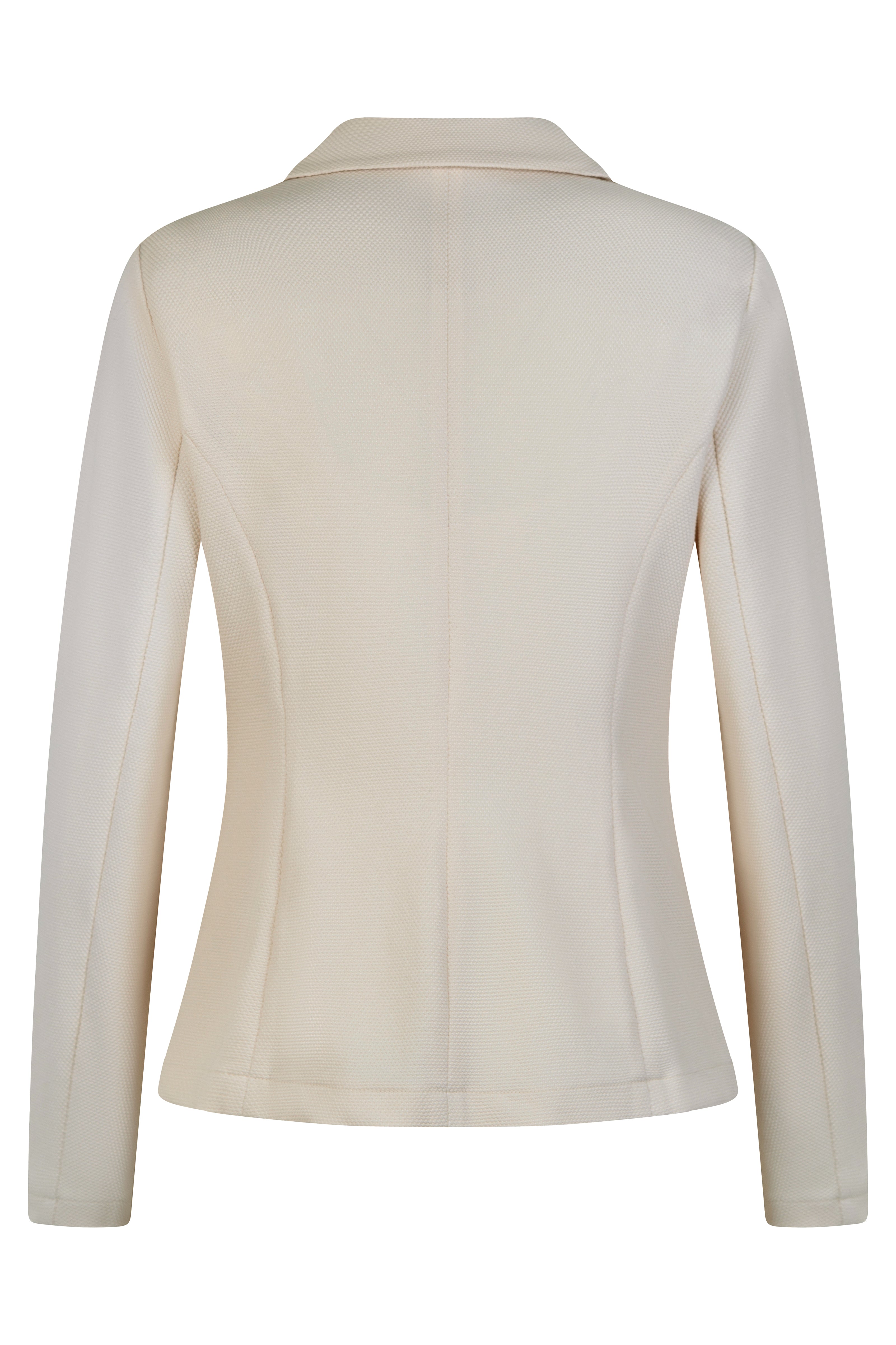 Jersey Blazer Damen – Strukturierter Look in Rosa & Creme