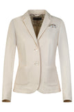 Jersey Blazer Damen – Strukturierter Look in Rosa & Creme