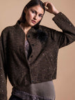 Bouclé Jersey Blouson