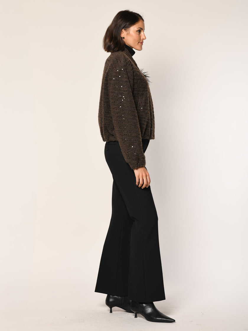Bouclé Jersey Blouson