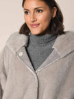 Kunstfell Wende-Capejacke