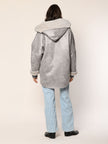 Kunstfell Wende-Capejacke