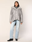 Kunstfell Wende-Capejacke