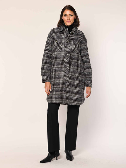 Woll Karo Hemdjacke