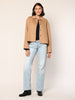 Kurze Jacke aus Wollmischung