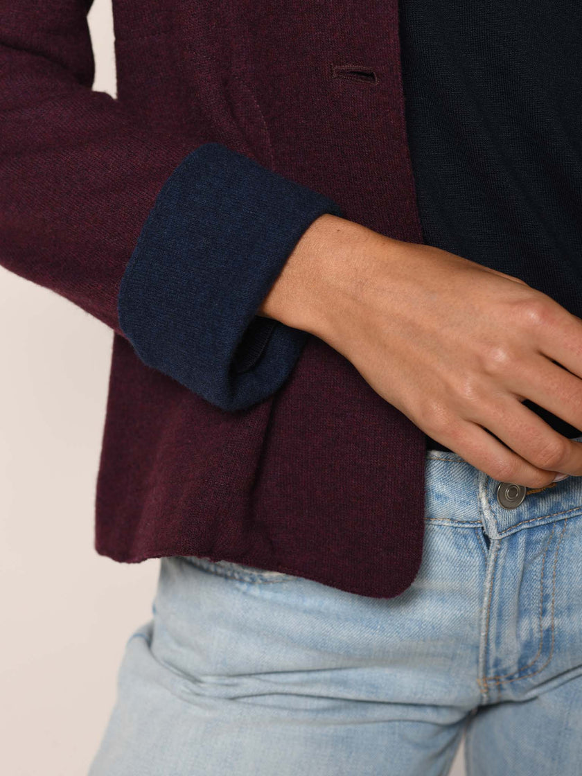 Wollstrick Kastenjacke