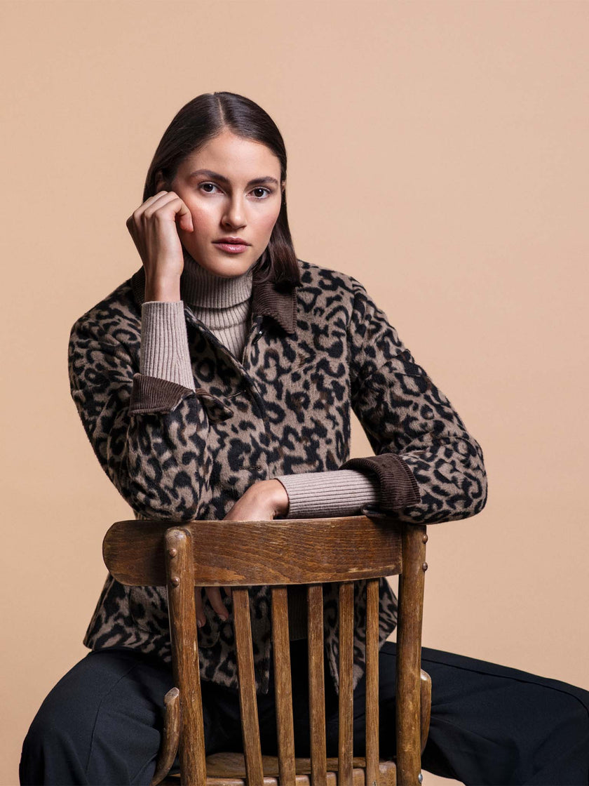 Jacquard Jacke