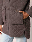 Steppmantel mit Cashmere Feeling