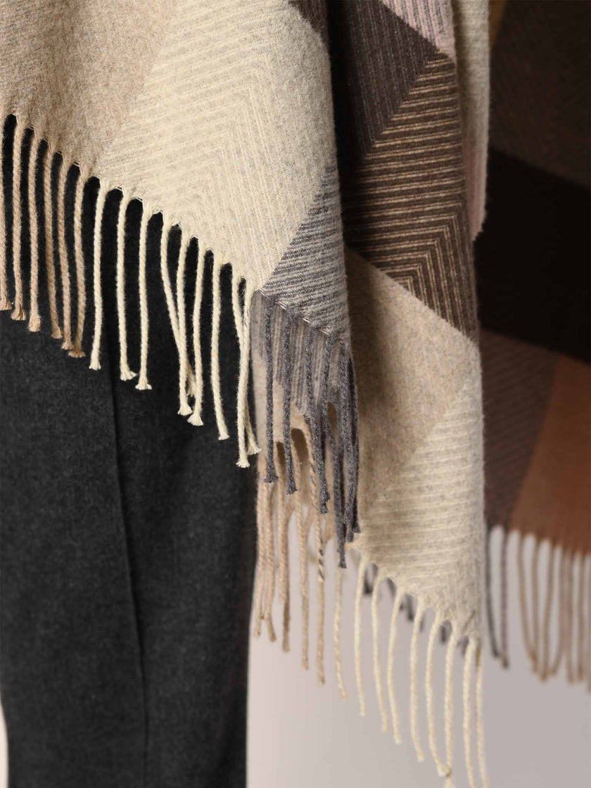 Flanell Poncho