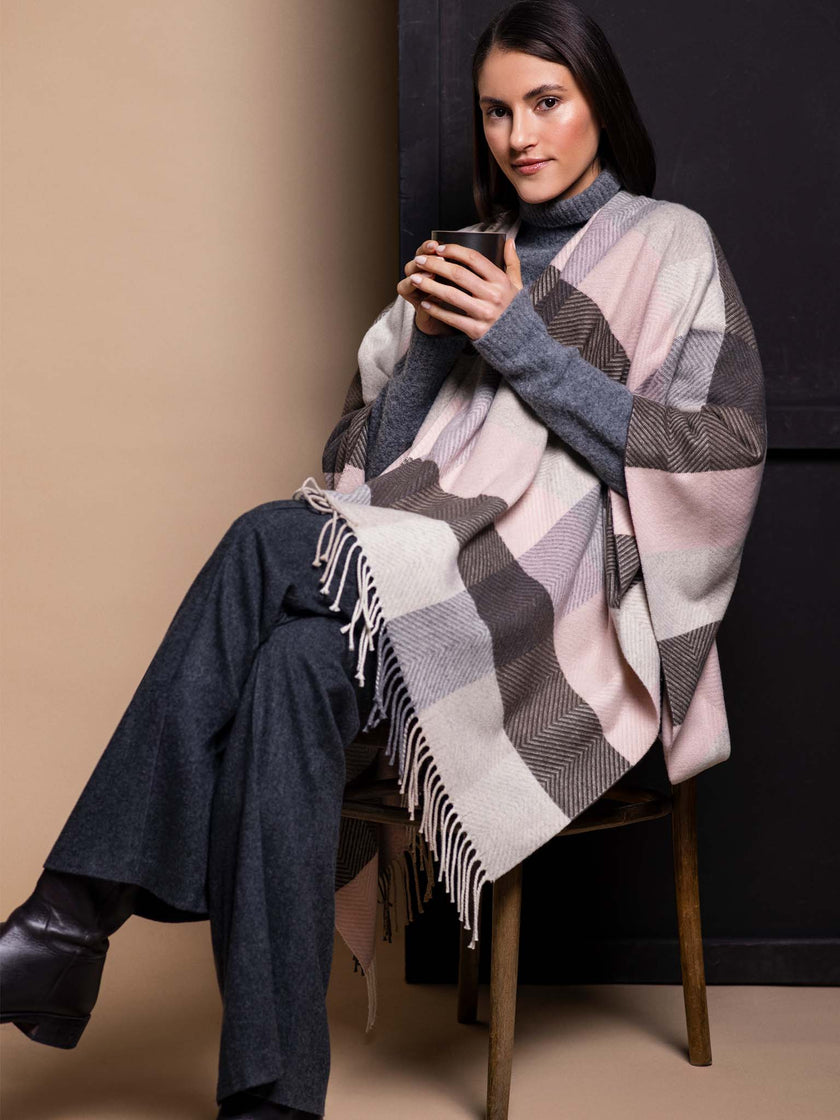 Flanell Poncho