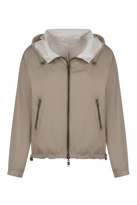 Wendejacke mit Kapuze