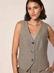 Flanell Tweed Weste