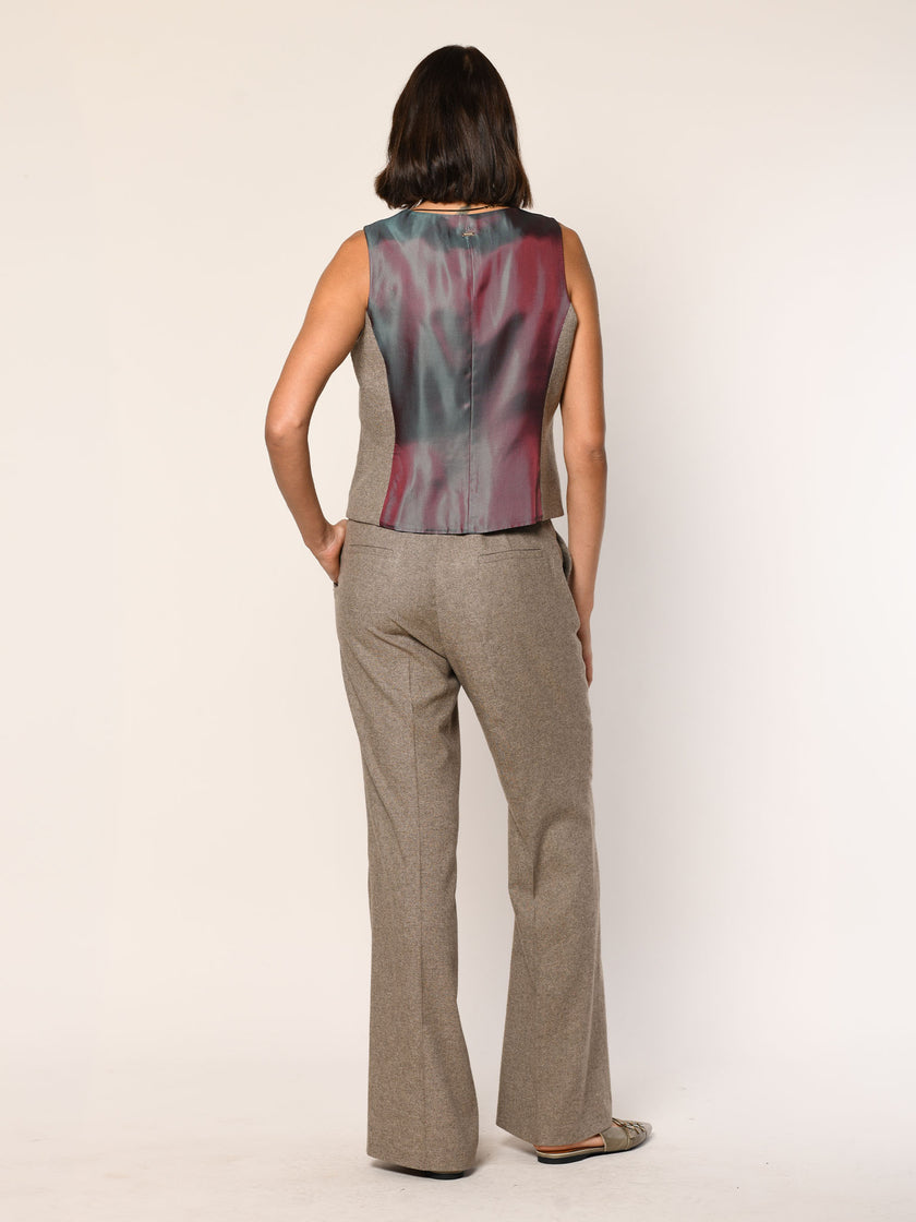 Flanell Tweed Weste